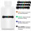 14Pcs Urine Test Complete Kit:2 Portable Empty Bottles,10 Adhesive Tem 3