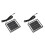 2X 12V 2W Solar Panel Solar Garden Light Panel DIY Parts  Port Solar Panel Battery Module for Battery Charger 2