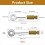 12Pcs Leather Suture Positioning Needle,Handmade DIY Pins Located Need 3