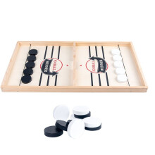 Houten Stuiter Schaakspel, Dubbele Speler Stuiter Schaakspel, Dubbele Speler Houten Leuk Familie Ouder-Kind Interactieve Rekwisieten Groot