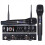 Drahtloses Mikrofonsystem, einzelnes kabelloses Set, UHF, professionell, dynamisch 2