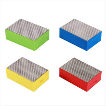Diamantpolierpads, 4 Stück/Set, Handpolierpads, Schleifblock, Glasschleifer