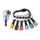 6Pcs Portable Bit Holder Keychain with 105 Multifunction Right Angle 1