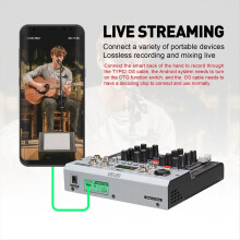 External Sound Card with Monitor Computer Recording Arranger Guitar Au