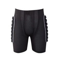 Padded Shorts Snowboard Hip and Thigh Protective Underwear for Men Women Protective Tailbone Padded Shorts (Color : Black, Size : XXL)