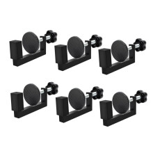 6 STUKS Clips voor Buitenterrasmeubilair, Verstelbare Sectionele Bankbankmeubelklemmen, Terrasrieten Meubelbevestigingen