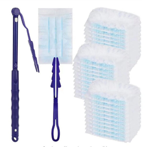 Disposable Electrostatic Dust Duster Fiber Brush  Feather Duster Household Cleaning Housework Dust Duster
