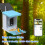 Bird Feeder Video Camera with Solar Panel WiFi Wireless Outdoor Solar Camera Motion Detection Bird Watching Camera 9