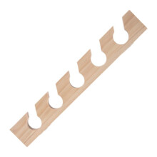Wooden Hat Hanger for Baseball Cap Home Decor Space-Saving Wooden Organizer with Display Shelf Wood Color