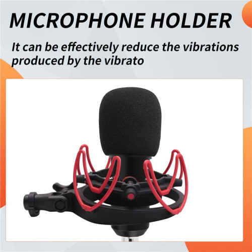 Universal Microphone Shock Mount Adjustable Microphone Stand for All Microphones Size At 18mm-57mm 1