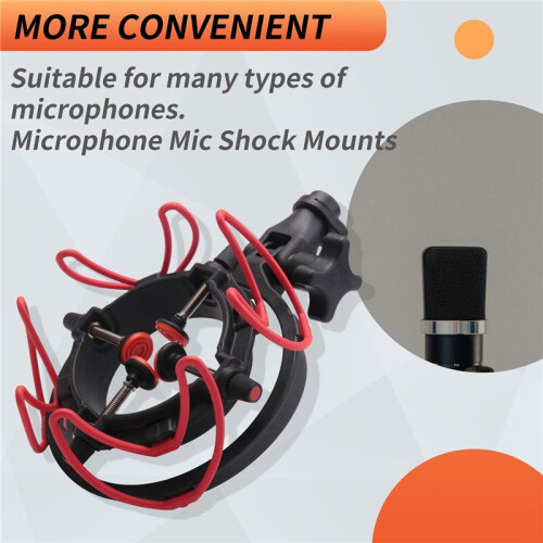 Universal Microphone Shock Mount Adjustable Microphone Stand for All Microphones Size At 18mm-57mm 2