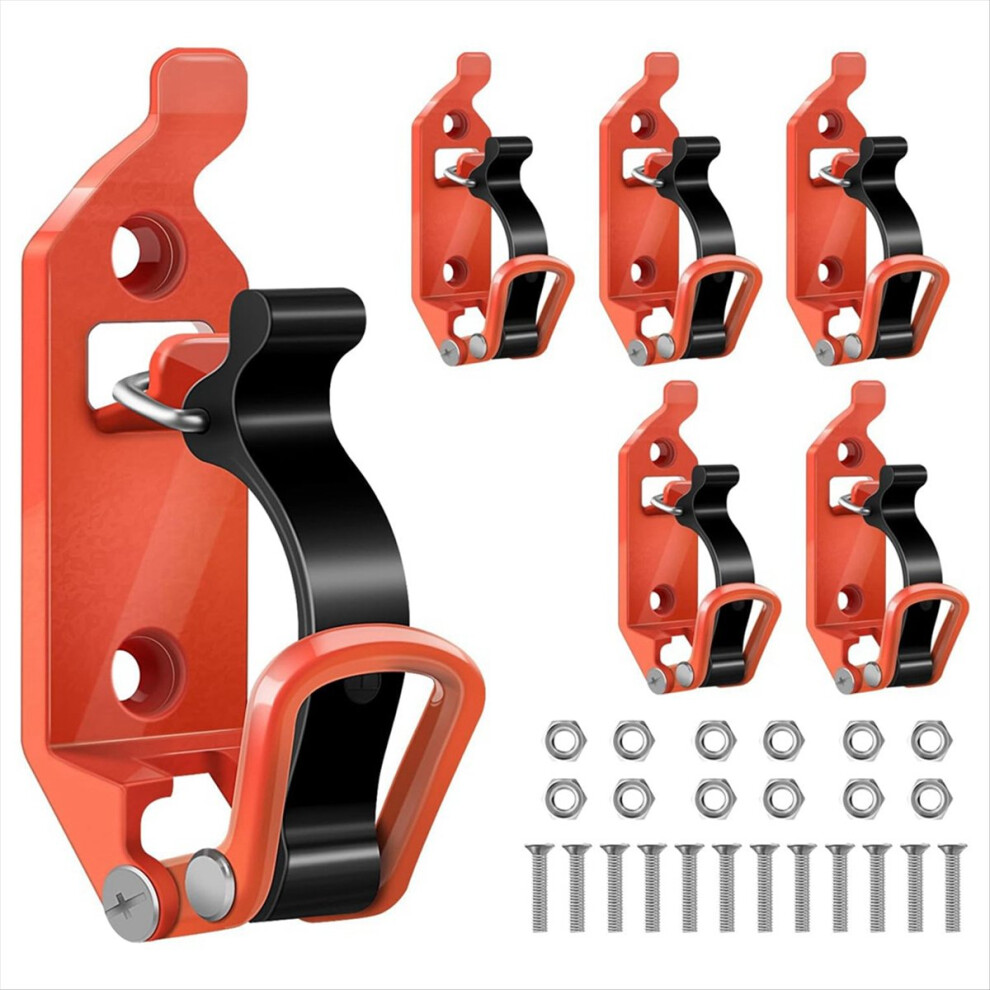 6Pcs Shovel Mount For Roof Rack, Metal Rubber Clamp Mounting Brackets, 4852827026161