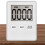 Digital Kitchen Timer, Timer, Egg Timer, Suitable for Work, Sports Timer, Game, Cooking Timer, 2 Pack White 2