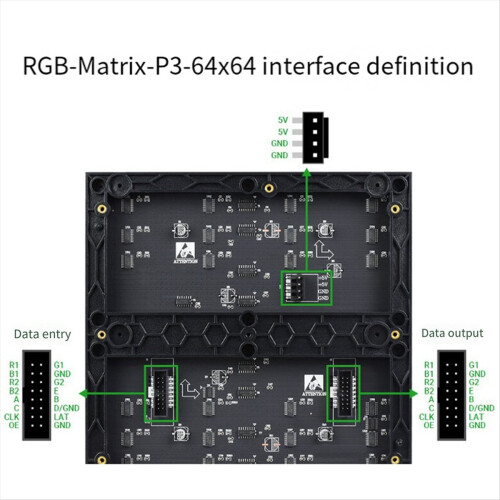 for LED Dot Matrix Display RGB Color Application Screen Brightness Ad 2