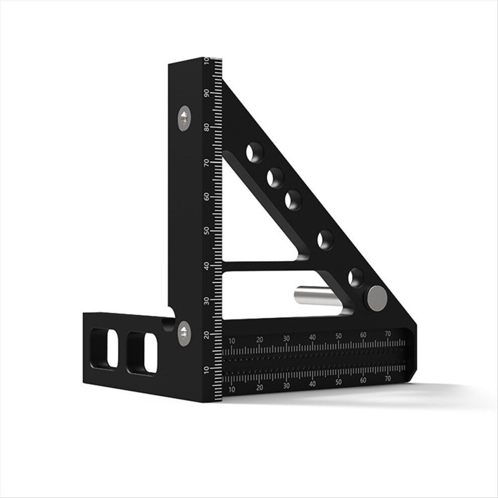 Triangle Hole Ruler High Woodworking Angle Guage Carpentry Measuring 4852827044271