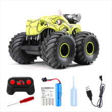 Ferngesteuertes Dinosaurier-Auto-Spielzeug für Jungen, 2,4-GHz-RC-Truck mit Li