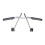 Car Clothes Hanger Car  Clothes Hanger Headrest Backrest Car Retractable Clothes Drying Rack(Black) 1