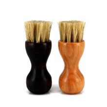 Shoe Brush with Small Handle Ellipse Mini Upper Brush for Polishing and Cleaning, 5.5x2.5cm Multicolor