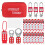 Lockout Tagout Kit Electrical-Group HaspsTags,Lock Out Industrial Tool 2