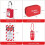 Lockout Tagout Kit Electrical-Group HaspsTags,Lock Out Industrial Tool 3