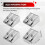 4pcs Magnesium Pencil Sharpener Survival Multi-Function Magnesium Alloy Survival Pencil Sharpener 7