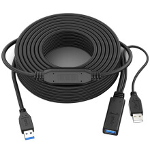 USB 3.0-Verlengkabel Man-Vrouw Actieve Verlengkabel USB-Repeater met Signaalversterker 15 Meter/49,2 Voet