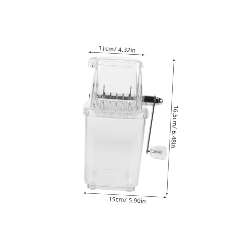 Ice Crusher Tool Stainless Steel Transparent for Home Kitchen 1