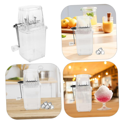 Ice Crusher Tool Stainless Steel Transparent for Home Kitchen 2