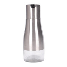 Leakproof Stainless Steel Oil Dispenser with Drip Spout for Vinegar Soy Sauce Cooking Oils Glass Bottle