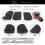 Vacuum Sanding Block Set,Vacuuming Disc Holder Sandpaper 4Pc Backing P 4