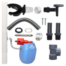Water Butt Filler Kit for Downpipes, Rainwater Collector, Rain Diverter Kit, Connects Downpipe to Water Butt