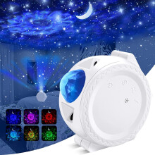 Sterrenprojector, Galaxy nachtlampje met Bluetooth-luidspreker, timer en afstandsbediening, 2-in-1 apparaat voor het creëren van een ontspannen