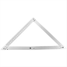 45 Folding Triangle Ruler Multifunctional Aluminium Alloy Large Tria