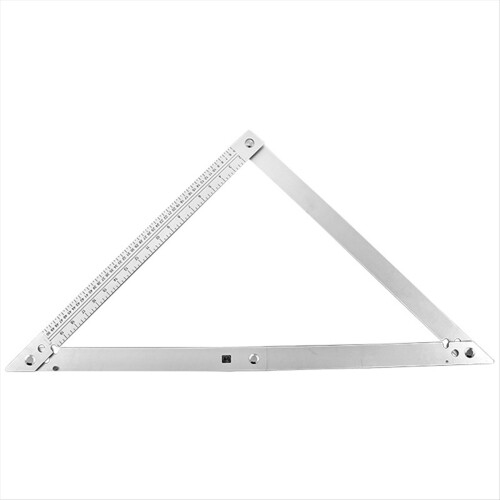 45  Folding Triangle Ruler Multifunctional Aluminium Alloy Large Tria
