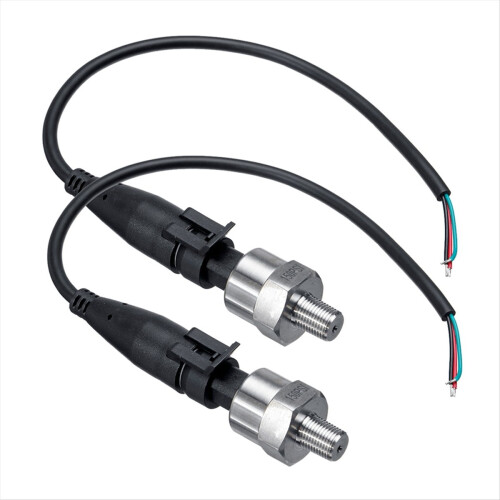 2Pc 150Psi DC5V 1/8NPT Pressure Transducer Transmitter Sensor Stainles