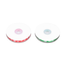 Geschenkverpackungsband mit Schneeflockenmuster, Weihnachtsband aus Polyester-Satin für elegante Geschenkverpackungen, hochwertiges Material