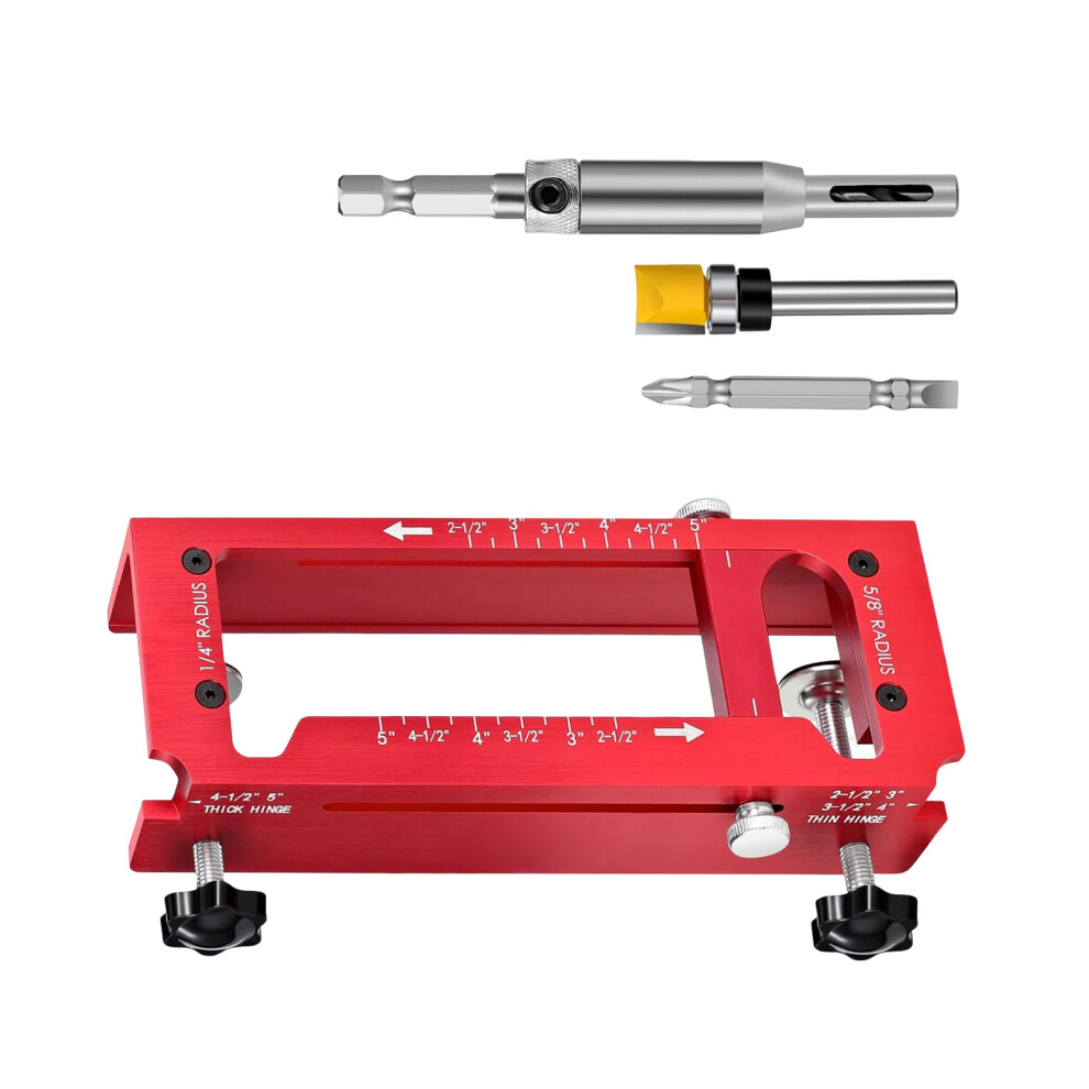 Accuracy Door Lock Drilling Guide Aluminum Template With 7696001077948