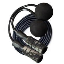 Innovative Jump Rope for Fitness, Cordless Skipping with Weighted Rope, Non-Slip Foam Handles for Unmatched Comfort, Adjustable Length for All Users,