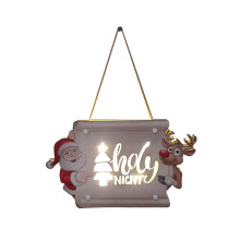 Encantadoras decoraciones de pared, letrero luminoso con cuatro diseños opcionales para Feliz Navidad, dale un toque especial a tu espacio con