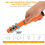 TC-110 Handheld Metal Detector Positioning Rod with Anti-Scratch Prote 5