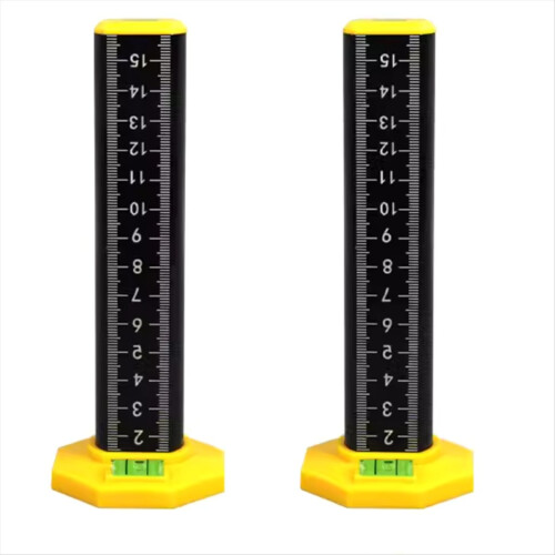 2pcs Woodworking Leveling Ruler Light Steel Keel Tool Special Equal He