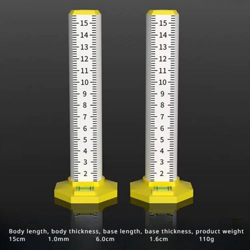 2pcs Woodworking Leveling Ruler Light Steel Keel Tool Special Equal He 2