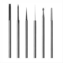 6Pcs Tungsten Steel Engraving Carving Knife Set Sword Shaped 3.0mm Sha