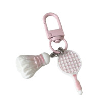 Dopamine Inspired Resin Keychain Playful Bag Hanging-White