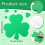Set van 72 vellen Shamrock-uitsparingen voor creatieve 3