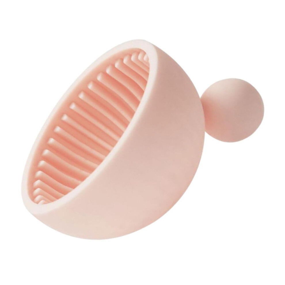 Makeup Brush Cleaning Bowl with Silicone Mat for Sponge Washing, Portable for Home Salon Use