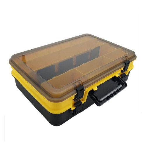 DoubleLayer Fishing Tackle Box Multifunctional Carp Accessories Storage Bait