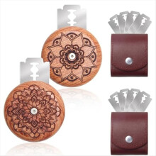 14PCs Wooden Bread Lame Cutting Set,UFO Bread Lame Scoring Tool Includ