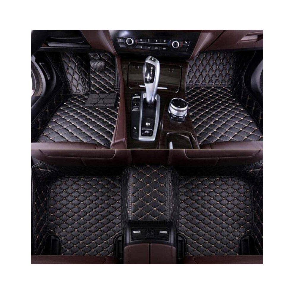 All Weather Protection Custom Fit Floor Mats For Tesla Model 3 S X Y 20162022 Black/Beige 9001264697808
