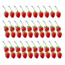 Simulation Strawberry Artificial Simulation Strawberry Fake-Red